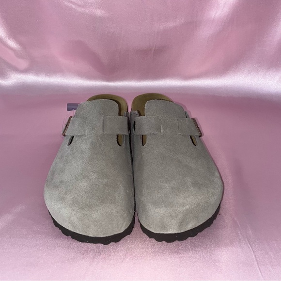 Birkenstock suede clogs size 7.5 W - Picture 6 of 10